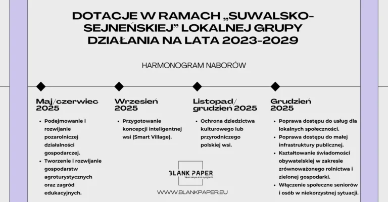 dotacja dla przedsiębiorc&oacute;w lgd 2025