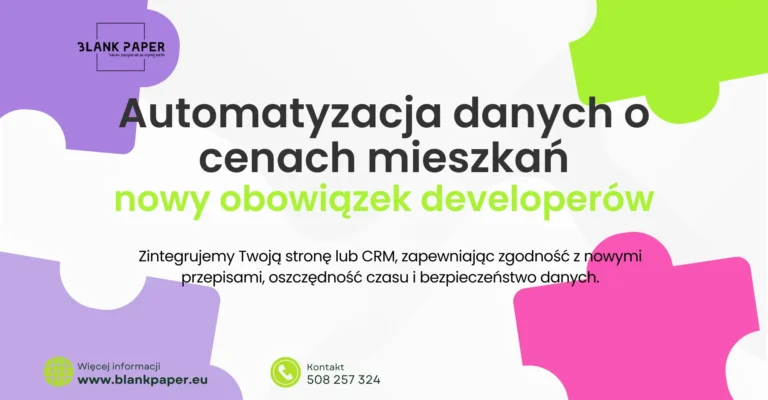 Udostępnianie danych dotyczących cen mieszkań