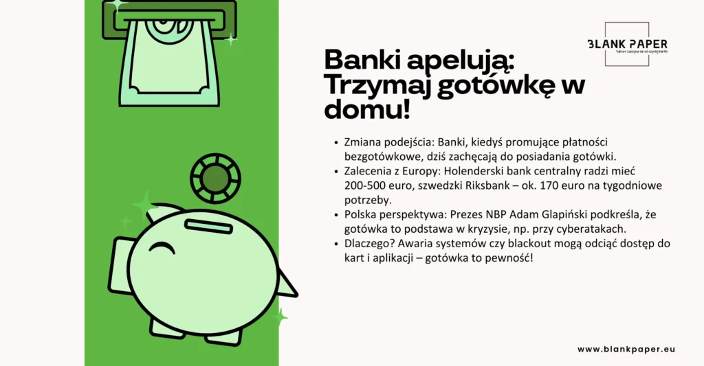 gotówka banki apelują o trzymanie gotówki