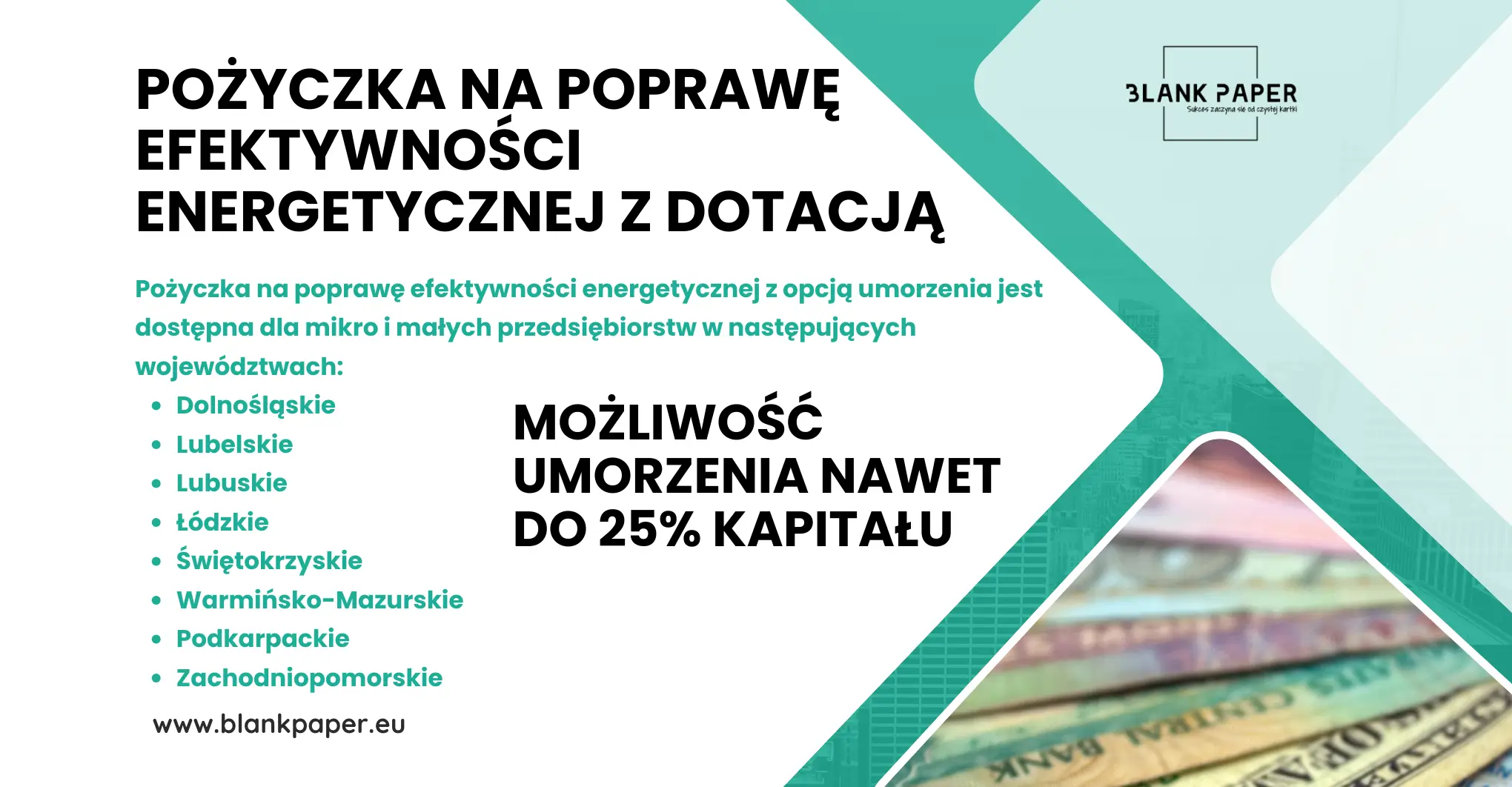 pożyczka na poprawę efektywności energetycznej
