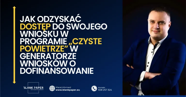 Jak odzyskać dostęp do swojego wniosku w programie &bdquo;Czyste Powietrze&rdquo;