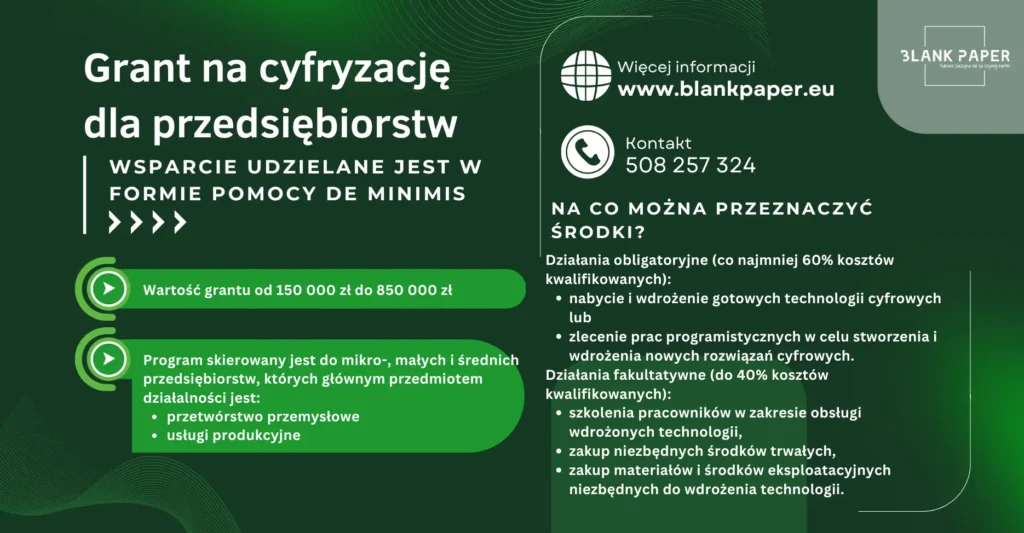 granty na cyfryzacje