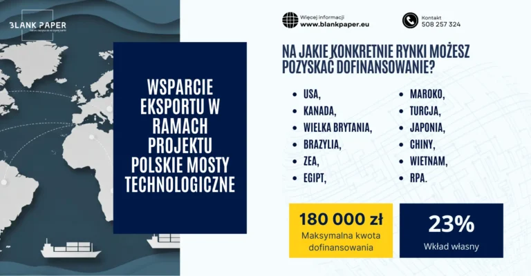 polskie mosty technologiczne wsparcie eksportu