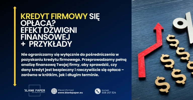 Kredy firmowy się opłaca - infografika