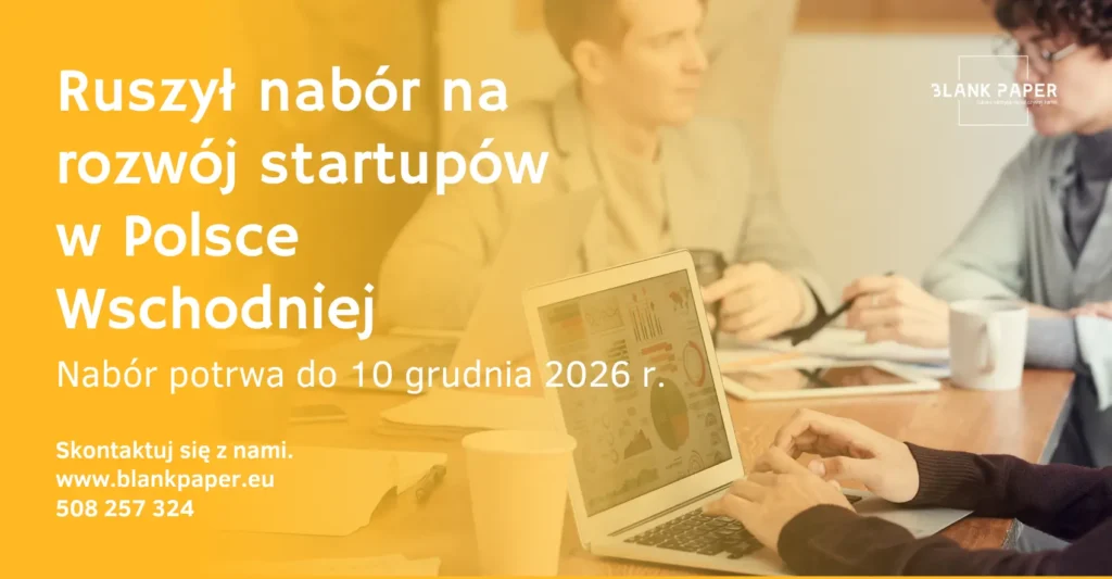 rozwój startupów komponent IIB - nabór 2026